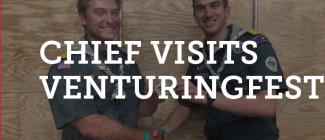 Chief Visits VenturingFest