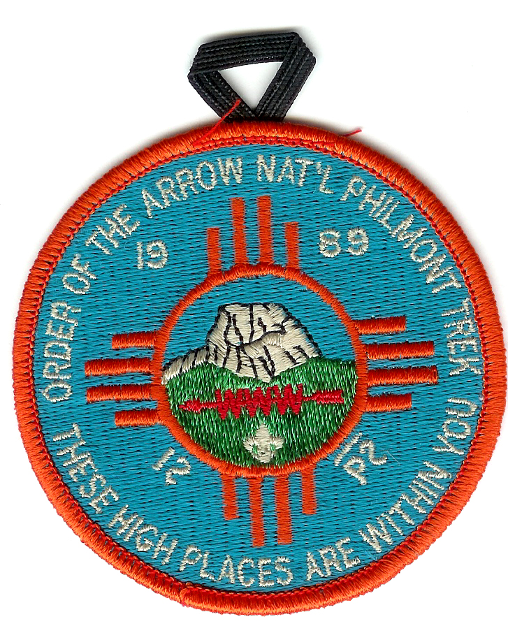 1989 OA Philmont Trek patch